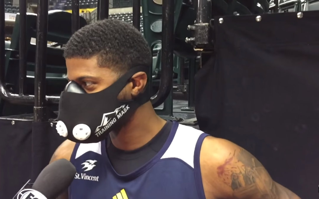 NBA Star Paul George Uses Training Mask to Stays On Top Of His Conditioning